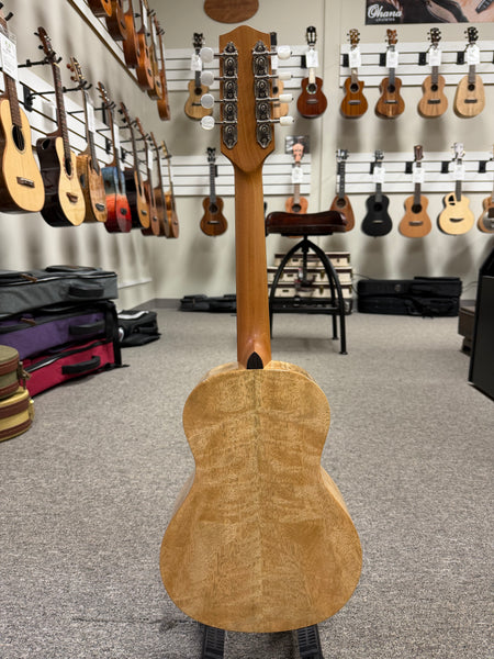 PONO MGTD-8 Solid Mango 8 String Tenor Deluxe Ukulele