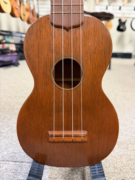 Vintage 1960's Martin Solid Mahogany Soprano Ukulele w/Case - Pre Loved