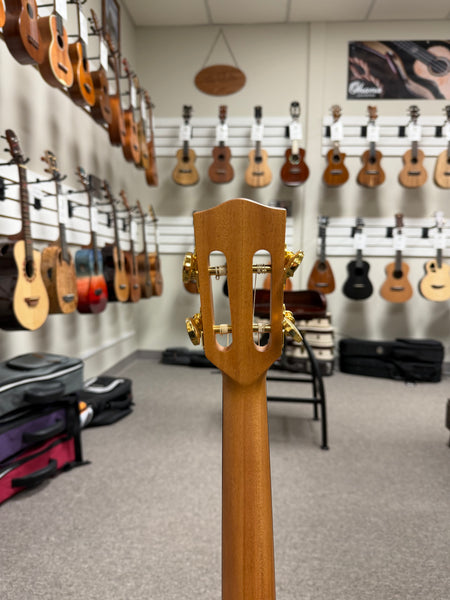 PONO ULN4-4 Nylon String Solid Cedar/Rosewood Large Body Baritone Ukulele w/Case