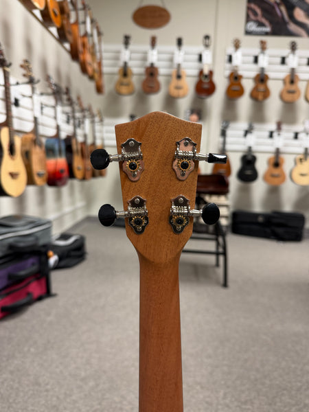 Pono BE Solid Acacia Electric Baritone Solid Body Ukulele w/Case