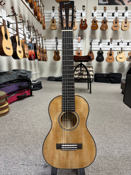 PONO MGBD-6 Solid Mango Deluxe 6-String Guitalele w/Case - Guitarlele - Ukulele