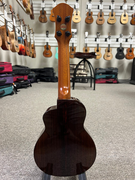 aNueNue US-200 Soprano Ukulele w/Case - Moon Bird Series -  Solid Spruce/Solid Rosewood