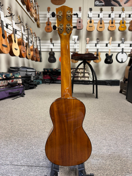 OHANA SK-270M Solid Acacia Super Soprano Ukulele - Soprano Long Neck