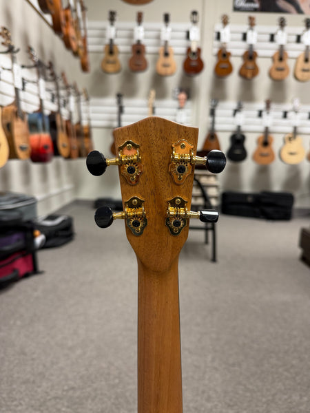 Pono TE-MDB Mango Deluxe Blue Tenor Electric Solid Body Ukulele w/Case