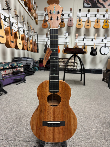 KoAloha KTM-10 Solid Koa Pikake Tenor Ukulele w/Case #1 - Made In Hawaii - Satin Finish