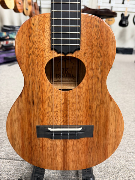 KoAloha KTM-10 Solid Koa Pikake Tenor Ukulele w/Case #1 - Made In Hawaii - Satin Finish