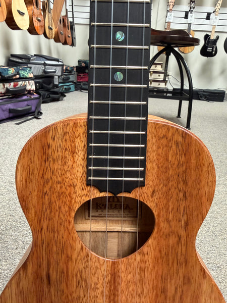 KoAloha KTM-10 Solid Koa Pikake Tenor Ukulele w/Case #1 - Made In Hawaii - Satin Finish