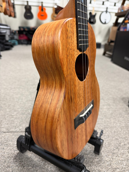 KoAloha KTM-10 Solid Koa Pikake Tenor Ukulele w/Case #1 - Made In Hawaii - Satin Finish