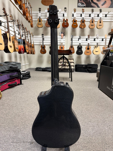Klos Full Carbon Fiber Baritone Ukulele w/Case - Travel Uke