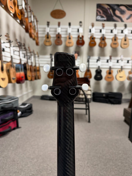 Klos Full Carbon Fiber Baritone Ukulele w/Case - Travel Uke