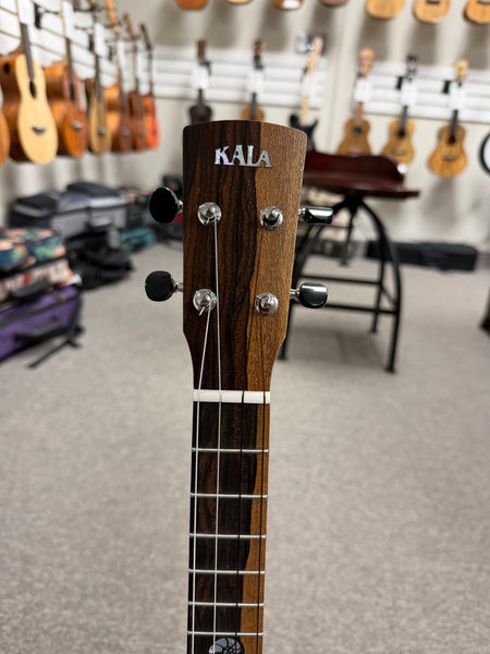KALA Revelator Nautilus Sinker Redwood Electric Tenor Ukulele w/Case - Made In The U.S.A.