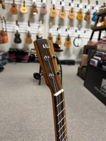 KALA Revelator Nautilus Sinker Redwood Electric Tenor Ukulele w/Case - Made In The U.S.A.