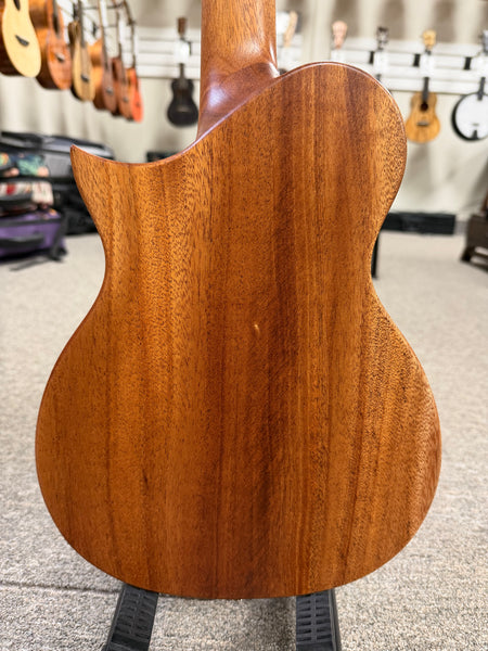 KALA Revelator Nautilus Sinker Redwood Electric Tenor Ukulele w/Case - Made In The U.S.A.