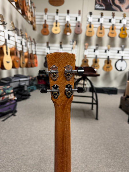 KALA Revelator Nautilus Sinker Redwood Electric Tenor Ukulele w/Case - Made In The U.S.A.