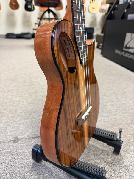 KALA Night Owl Acacia Revelator Electric Tenor Ukulele w/Case