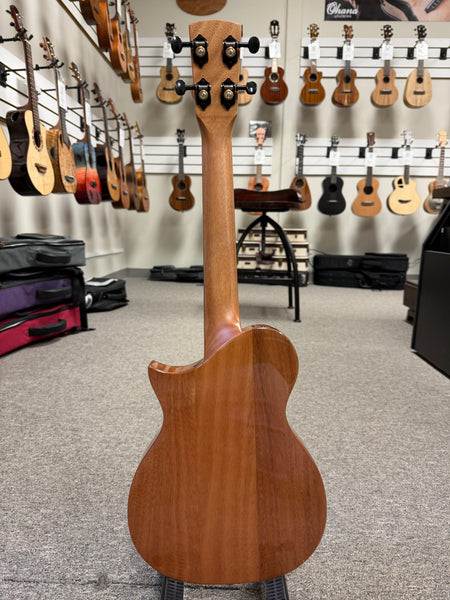 KALA Night Owl Acacia Revelator Electric Tenor Ukulele w/Case