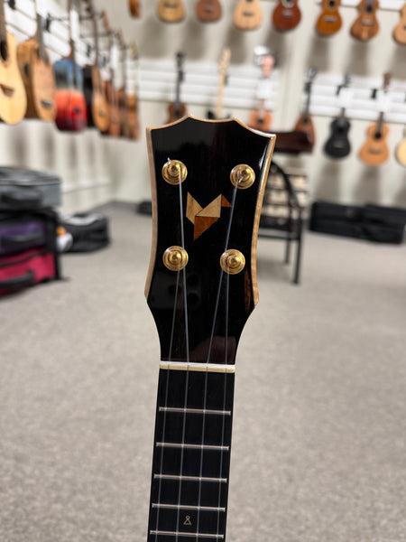 Rebel Creme Brulee Solid Mango Soprano Ukulele w/Case - B Stock