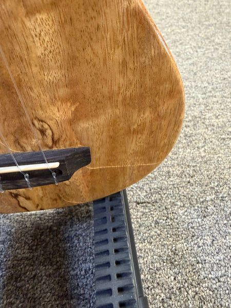 Rebel Creme Brulee Solid Mango Soprano Ukulele w/Case - B Stock