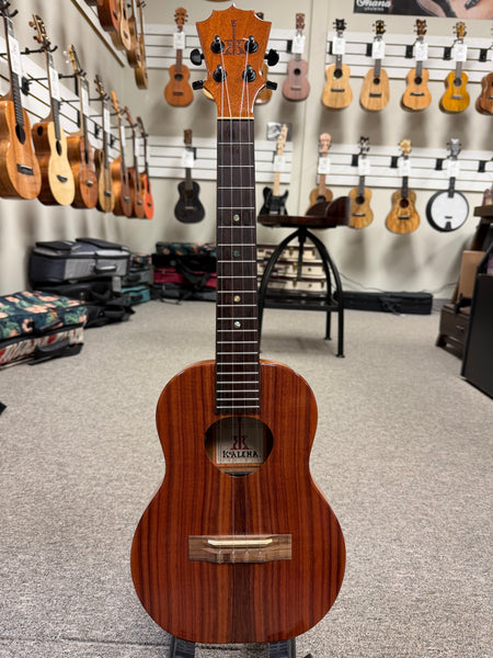 KoAloha KTM-00 Solid Koa Electric Tenor Ukulele w/Case - Pre Loved