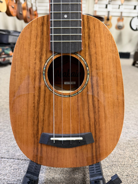 Makaio MKTP-10 Koa Pineapple Concert Long Neck Ukulele w/Case