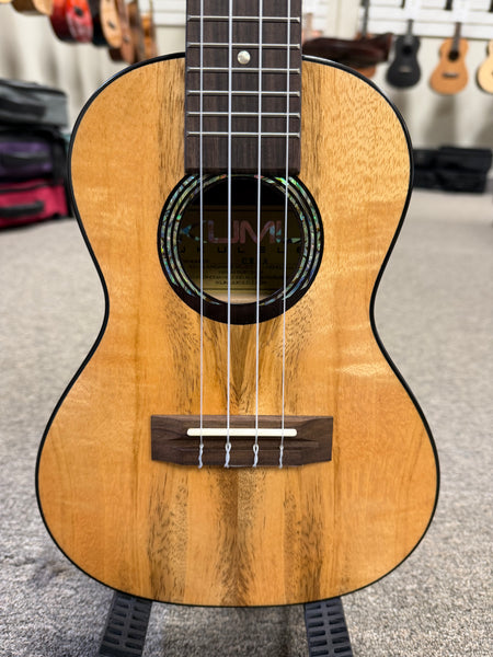 KUMU CM-68 Spalted Mango Concert Ukulele #1 - Matte Finish