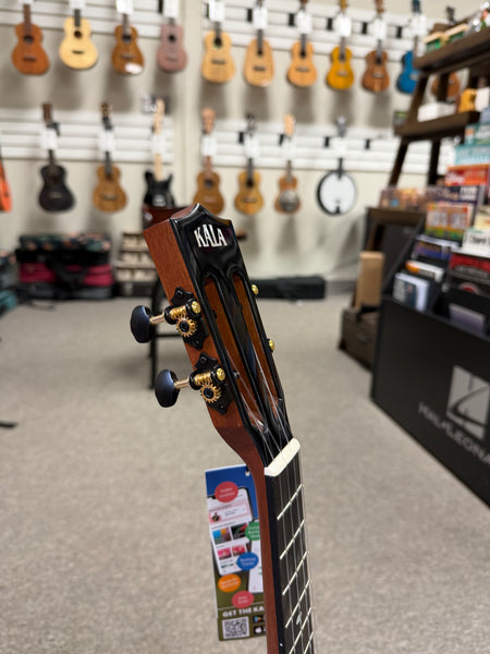KALA KA-CT-SMH-TG Solid Mahogany Tenor Ukulele W/Case - Contour Series