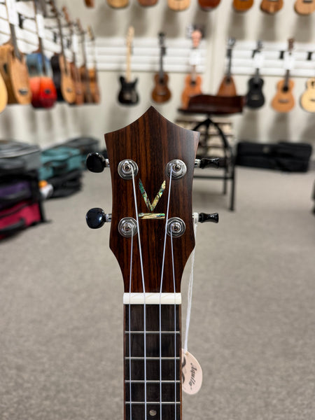 KUMU CM-68 Spalted Mango Concert Ukulele #2 - Matte Finish