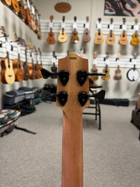 KALA EBY-FL Striped Ebony Fretless Acoustic-Electric U-Bass w/Case - UBASS