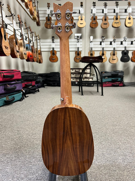 Makaio MKTP-10 Koa Pineapple Concert Long Neck Ukulele w/Case