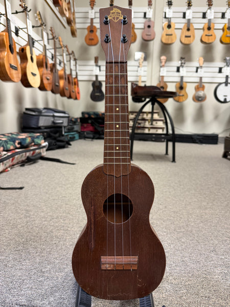 Vintage 1940's Favilla Solid Mahogany Soprano Ukulele - Pre-Loved