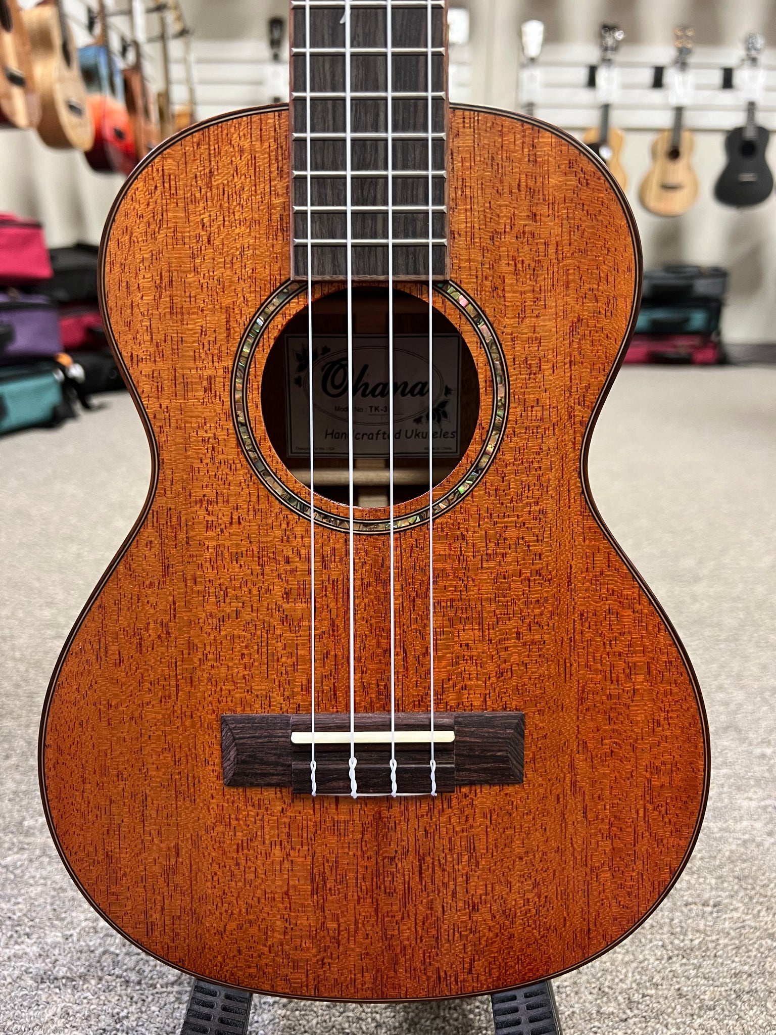 Ohana TK-32 Solid Mahogany Tenor Ukulele - Limited Edition