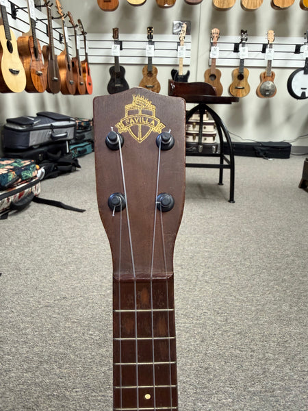 Vintage 1940's Favilla Solid Mahogany Soprano Ukulele - Pre-Loved
