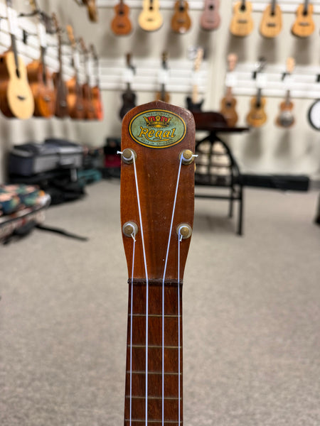 Vintage 1930's Regal Mahogany Concert Ukulele - Pre-Loved