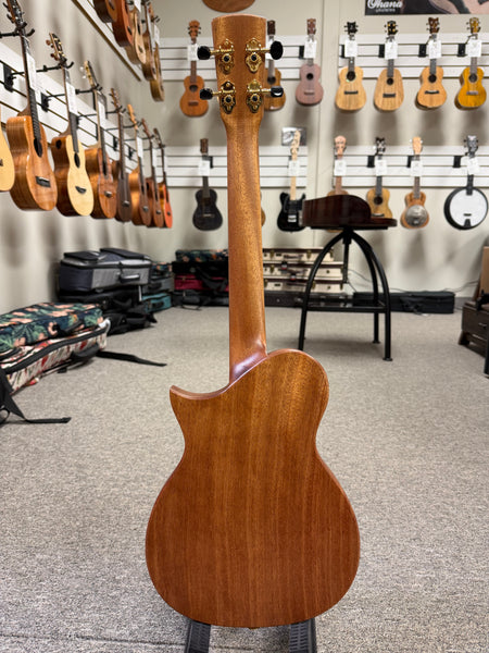 KALA Revelator Koa Electric Tenor Ukulele w/Case - Made In The U.S.A.