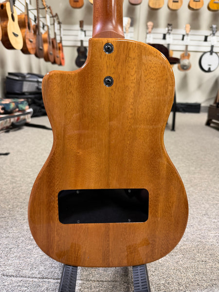 Pono TE-D Solid Acacia Deluxe Electric Tenor Solid Body Ukulele w/Case - Pre Loved