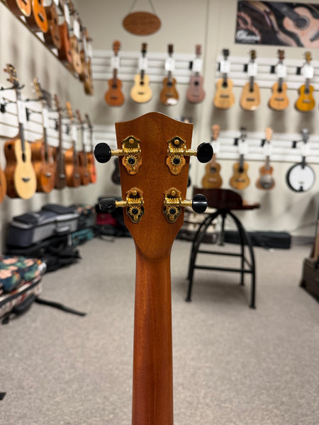 Pono TE-D Solid Acacia Deluxe Electric Tenor Solid Body Ukulele w/Case - Pre Loved