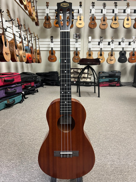 Kiwaya KBU-1 Mahogany Baritone Ukulele w/Case