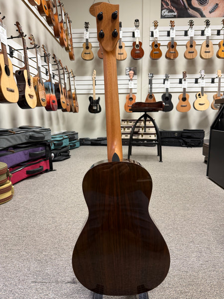 Oli L2-BCR Solid Cedar/Rosewood Baritone Ukulele w/Case