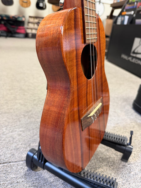 KoAloha KTMS-00 Slimline Solid Koa Electric Tenor Ukulele w/Case - Pre Loved