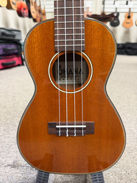 Ohana CK-35G Solid Mahogany Concert Ukulele