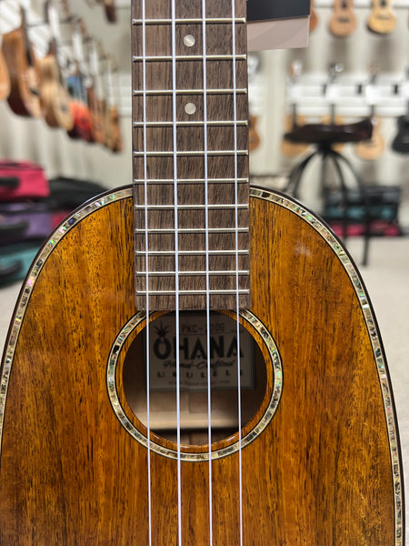 OHANA PKC-220G Solid Mango Pineapple Concert Ukulele