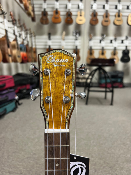 OHANA PKC-220G Solid Mango Pineapple Concert Ukulele