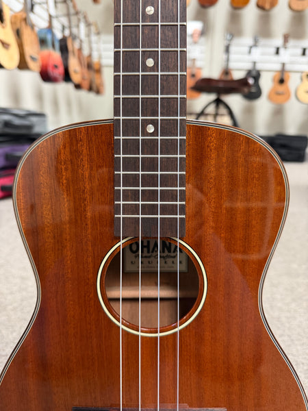 Ohana BK-35G Solid Mahogany Baritone Ukulele - Gloss