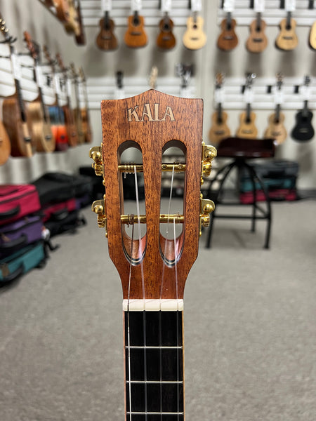 KALA KA-AMHG-ST Solid Mahogany Tenor XL Ukulele - Super Tenor