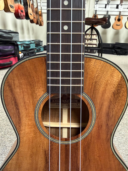 Islander by Kanile'a SAT-4 Solid Flamed Acacia Tenor Ukulele - B Stock
