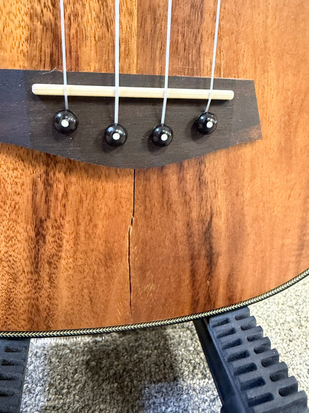 Islander by Kanile'a SAT-4 Solid Flamed Acacia Tenor Ukulele - B Stock