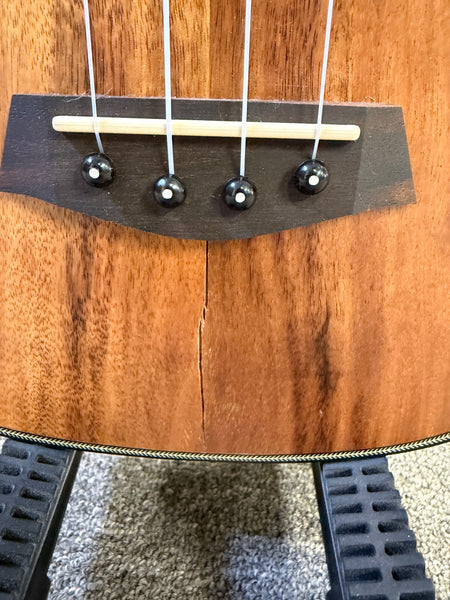 Islander by Kanile'a SAT-4 Solid Flamed Acacia Tenor Ukulele - B Stock
