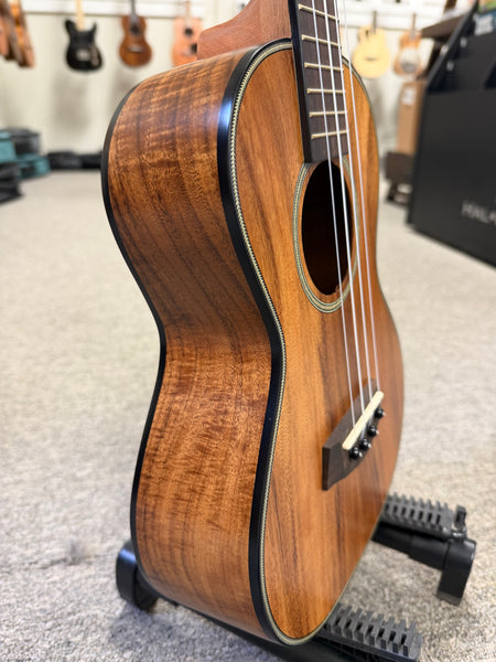 Islander by Kanile'a SAT-4 Solid Flamed Acacia Tenor Ukulele - B Stock