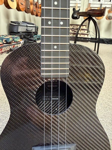 Klos Full Carbon Fiber Tenor Ukulele w/Case - Travel Uke