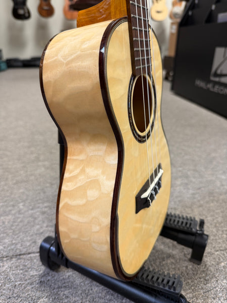OHANA CK-150QEL Quilted Eucalyptus Concert Ukulele - B Stock
